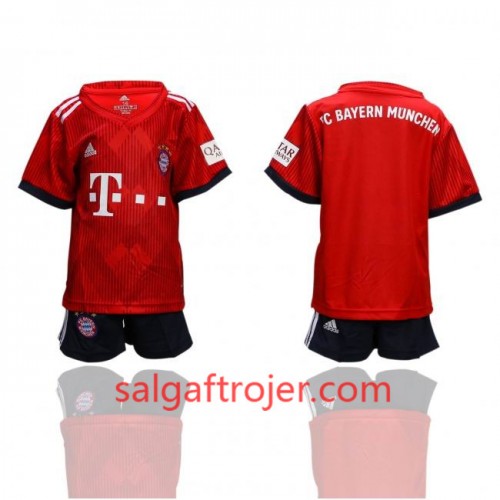 FC Bayern München Fodboldtrøjer Børn Hjemmebanesæt 2018/19 Kort ærmer FC Bayern München Fodboldtrøjer Børn Hjemmebanesæt 2018/19 Kort ærmer